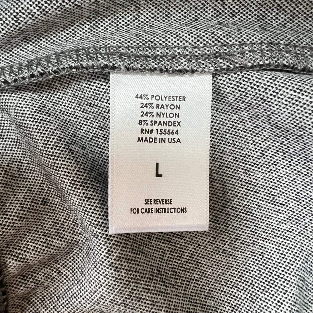 Mika Jaymes Spencer Herringbone Sweatpant, Black/Light Grey Herringbone, L